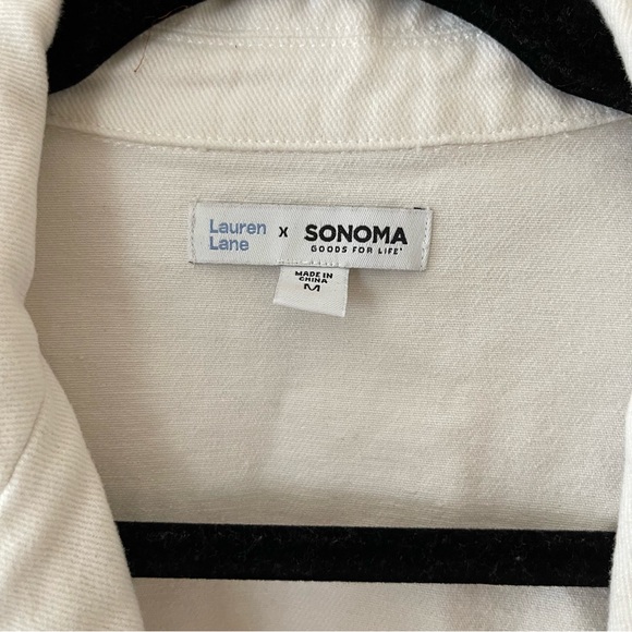 Laren Lane x Sonoma white cropped blazer jacket - Picture 3 of 3